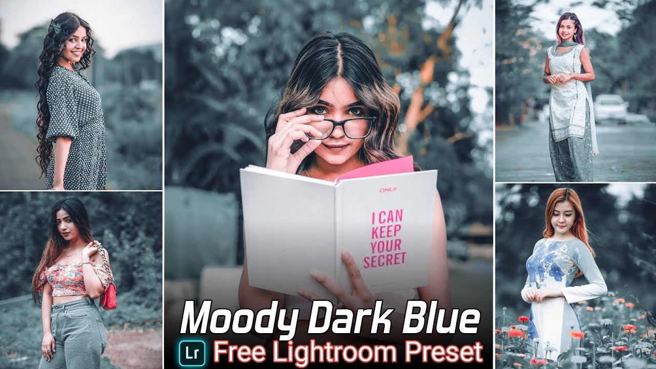 Moody Dark Blue Tone Lightroom Preset Free Download