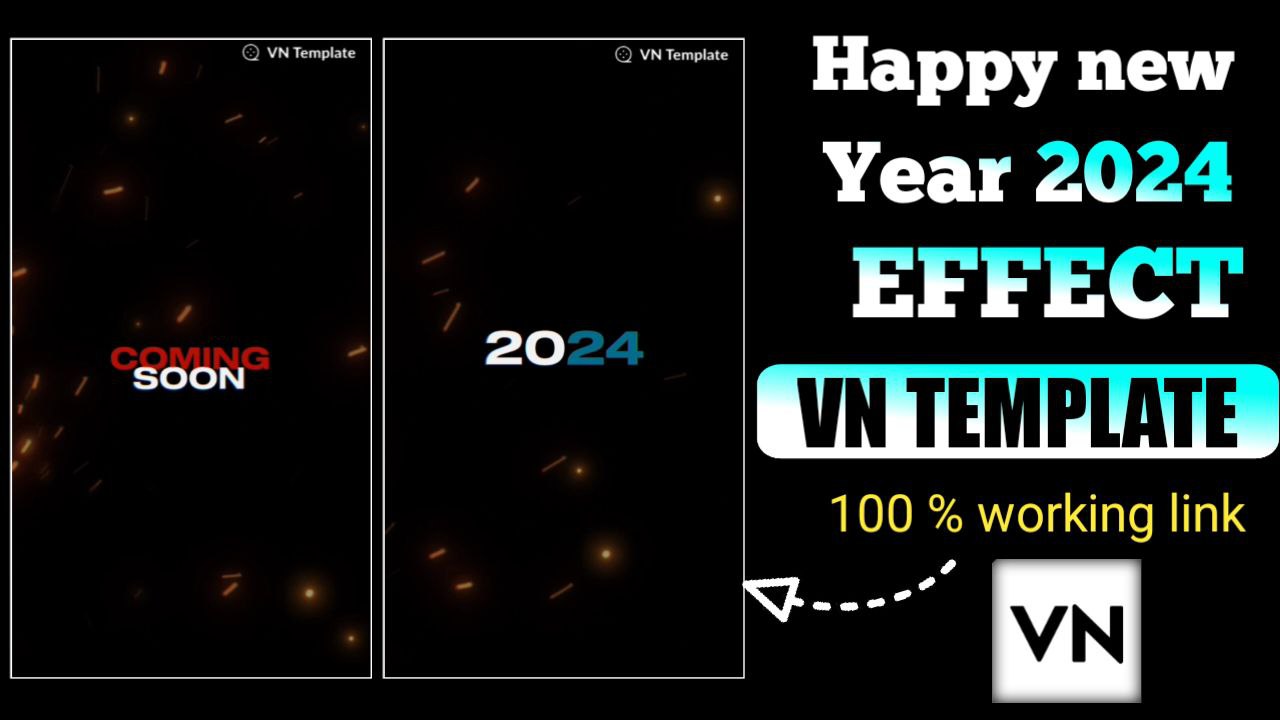 Happy New Year VN Template 2024