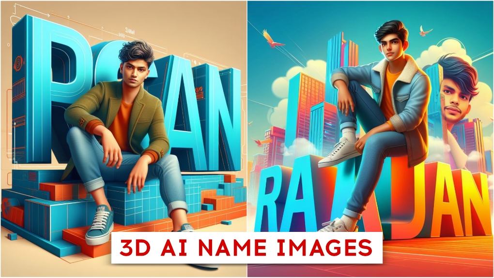 How To Generate 3D Ai Name Images | Bing Image Creator Tutorial
