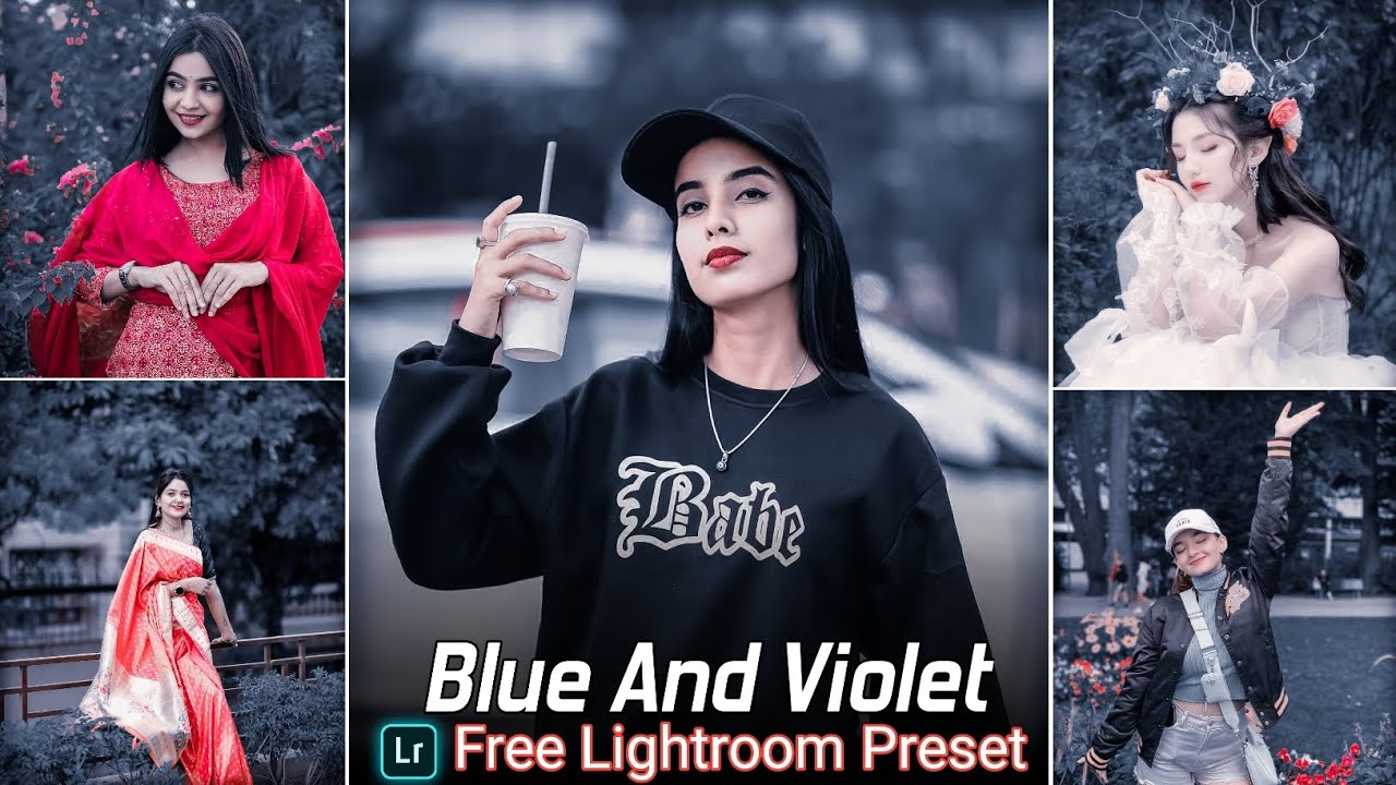 Blue And Violet Tone Lightroom Preset Free Download | Lightroom Presets