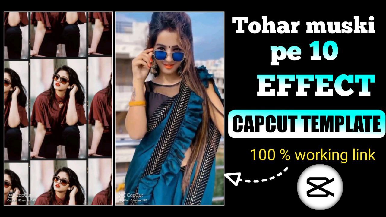 Tohar Muski pe 10 Bhojpuri Song CapCut Template Link 2024 (100% Working Link)