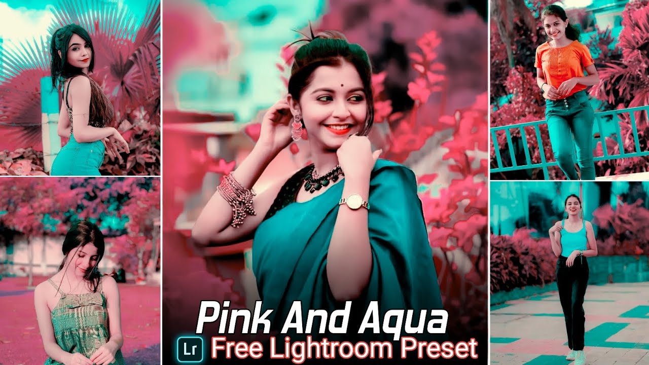 Pink And Aqua Tone Lightroom Preset Free Download