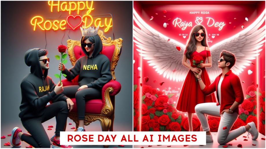Happy Rose Day Wing Name Ai Photo Editing Prompt 2024 | Bing Image Creator