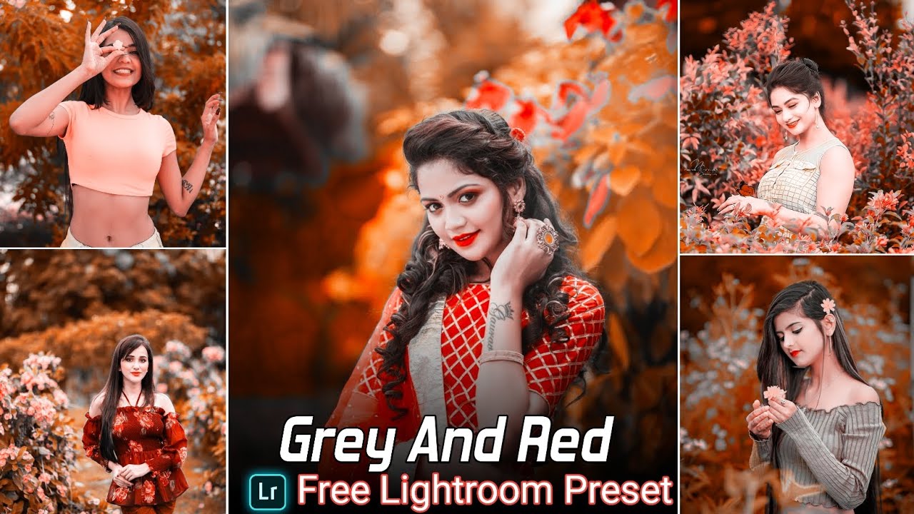 Grey And Red Lightroom Presets Free Download