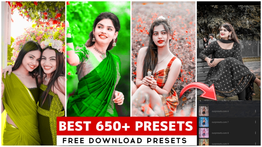 Top 650+ Lightroom Presets Mobile Free Download