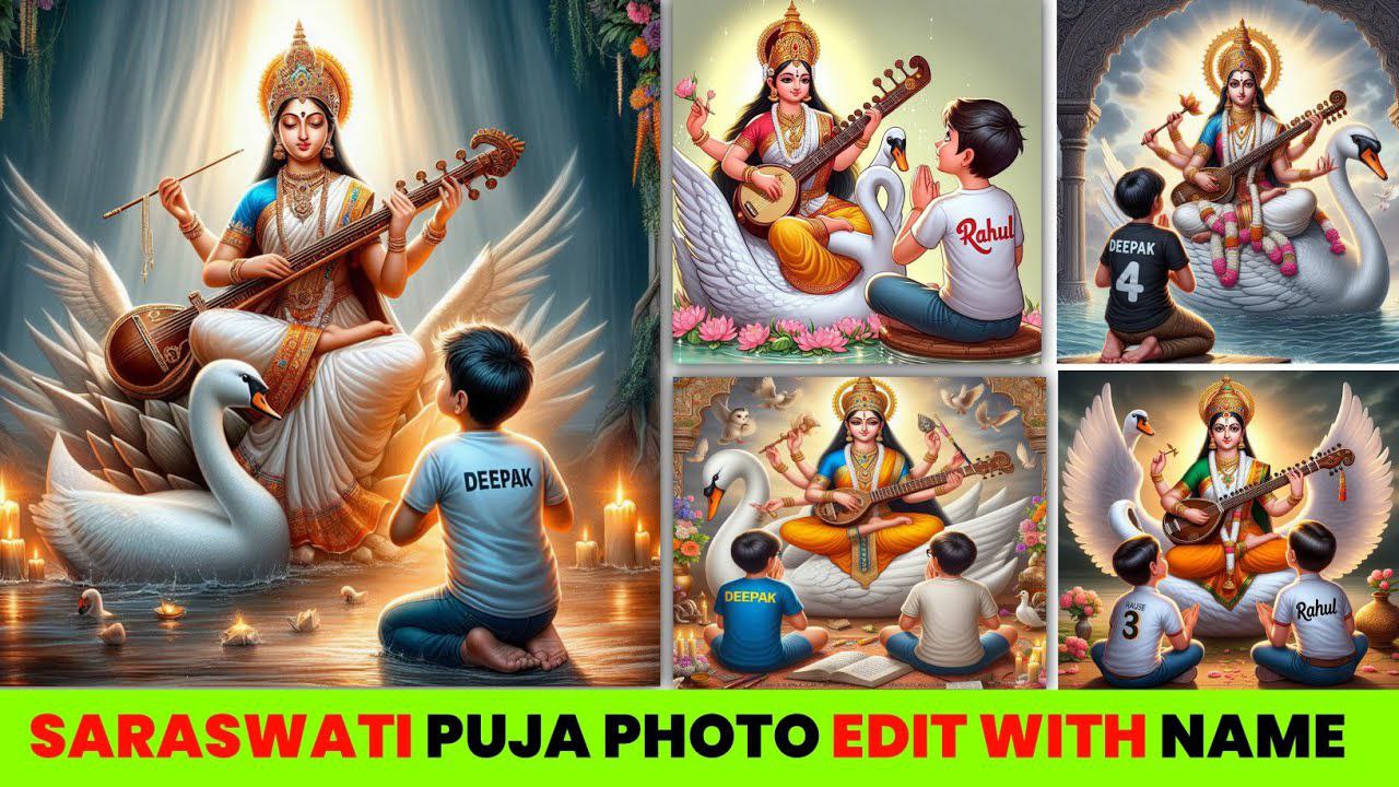 Saraswati Puja Ai Photo Editing Prompt Link 2024 – Bing Image Creator