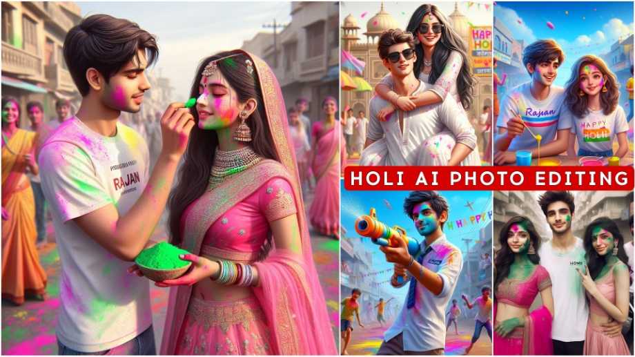 Happy Holi Ai Photo Generator | Holi Ai Photo Editing Bing Prompt