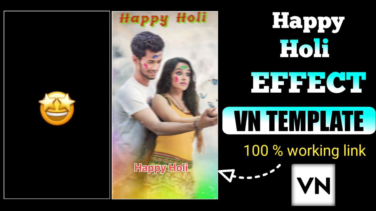 Happy Holi VN Template Qr Code link 2024