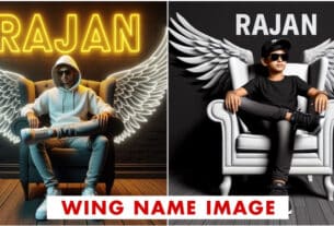 How To Create 3D Ai Wings Name Image Link 2024