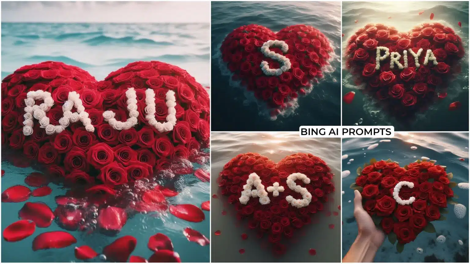 Your Name On Roses Ai Photo Editing Prompts 2024 Bing Image Creator