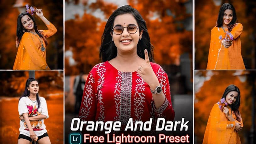 Orange And Dark Tone Lightroom Presets Free Download