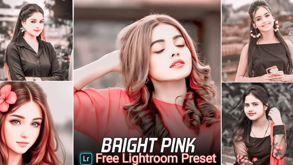 Bright Pink Tone Lightroom Presets Free Download