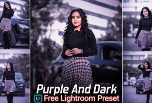 Purple And Dark Tone Lightroom Presets Free Download