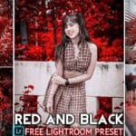 Red and black tone lightroom presets free download