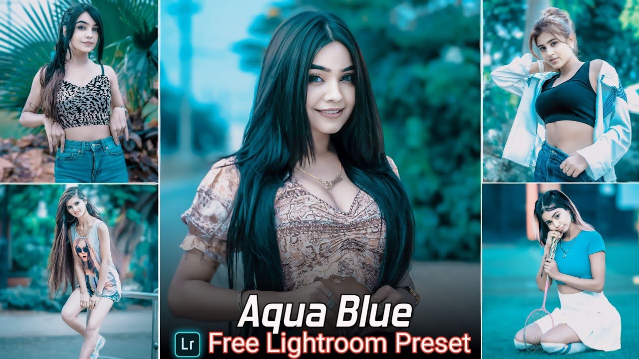 Aqua Blue Tone Lightroom Presets Free Download