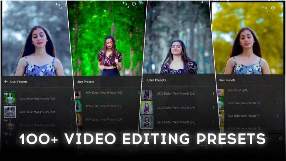 100+ Video Editing Lightroom Presets Free Download