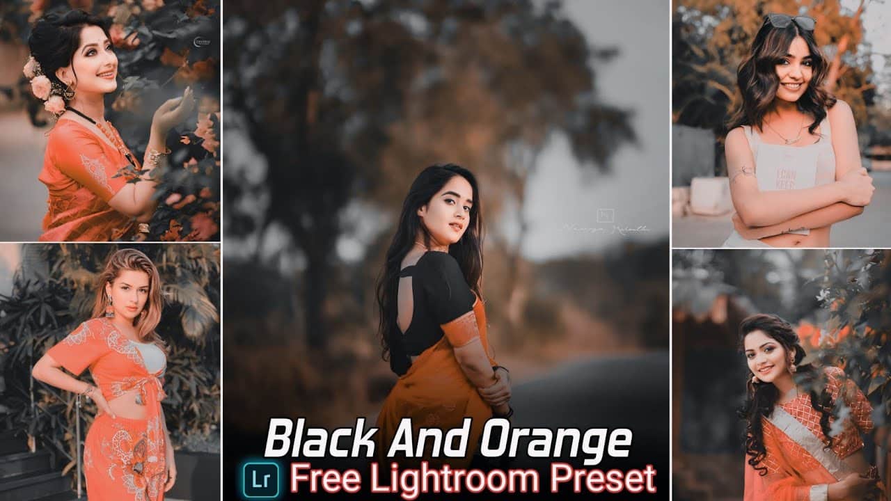 Black And Orange Lightroom Presets Free Download